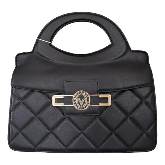 Valentino Orlandi Handbags - Valentino Orlandi Vegan Leather Quilted Crossbody Bag